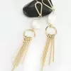 Original Design Irregular Natural Pearl Alloy Earring