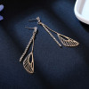 Elegant Wings Rhinestone Alloy Earring