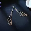 Elegant Wings Rhinestone Alloy Earring