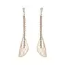 Elegant Wings Rhinestone Alloy Earring