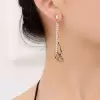 Elegant Wings Rhinestone Alloy Earring