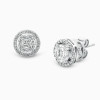 4.05ct Diamond Round  Earring Studs