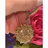 13ctw Round Cut White Sapphire Drop Earrings