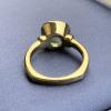 5ct Cushion Cut Aquamarine European Shank Engagement Ring