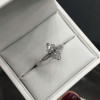 Marquise Cut Lab-created Gemstone Engagement Ring