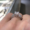Handmade 1.5 Ct Round Cut Lab-created Sapphire Ring