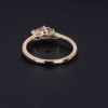 Handmade 1.5 CT Marquise Cut Ring in Yellow Gold Tone