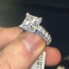 Vintage 4ct Princess Cut Ring