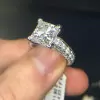 Vintage 4ct Princess Cut Ring