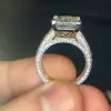 Vintage 4ct Princess Cut Ring
