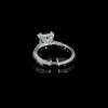 1.5ct Cushion Cut Blue Sapphire Vintage Engagement Ring