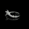 1.5ct Cushion Cut Blue Sapphire Vintage Engagement Ring