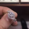 1.5 ct Split Shank Paved Set Diamond Engagement Ring