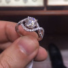 1.5 ct Split Shank Paved Set Diamond Engagement Ring