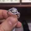 1.5 ct Split Shank Paved Set Diamond Engagement Ring