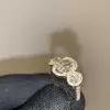 Handmade 2.35CT Three-Stone Halo Oval Cut Engagement Ring