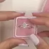 Handmade 1.91 CT Oval Diamond Engagement Ring with Wide Split Shank