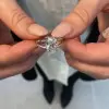 Handmade 2.5ct Split Shank Oval Cut Engagement Ring