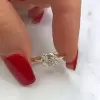 Handmade 3.0 CT Sterling Silver Oval Stone Ring