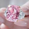 5ct Radiant Cut Pink Sapphire Three-stone Engagement Ring