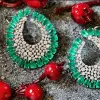 Nature Inspired 16CTW Oval Cut Ruby Statement Earrings