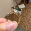 8.4ct Watermelon Tourmaline Intertwined Cocktail Ring
