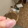 8.4ct Watermelon Tourmaline Intertwined Cocktail Ring