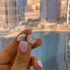 2ct Brilliant Round Cut  Diamond Stud Earrings