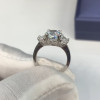 5ct Three-stone Oval Cut Engagement Ring