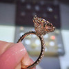 5ct Cushion Cut Engagement Ring in Rose Gold