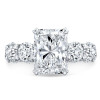 Handmade 5.0 CT Radiant Cut Sterling Silver Ring