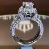 Handmade Stunning 3.0 CT Round Cut Engagement Ring