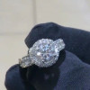 Handmade Stunning 3.0 CT Round Cut Engagement Ring