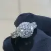Handmade Stunning 3.0 CT Round Cut Engagement Ring