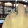 Handmade 3 Ct Round Cut U Prong Sterling Silver Ring