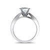 Handmade 2.0CT Princess Cut With Sidestones Engagement Ring
