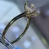 2.5ct Oval Cut White Sapphire Engagement Ring in Gold