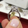 Handmade 1.3 Ct Marquise Cut Sterling Silver Engagement Ring