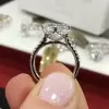 Handmade 1.3 Ct Marquise Cut Sterling Silver Engagement Ring