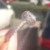 Handmade Basket 1.5 CT Cushion Cut Engagement Ring