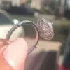 Handmade Basket 1.5 CT Cushion Cut Engagement Ring