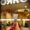 Handmade 5.5 CT Asscher Cut Sterling Silver Engagement Ring