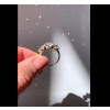 1.5 Ct Round Cut Three Stone Setting Engagement Ring