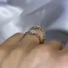 1CT Twisted Band Ring in Sterling Silver
