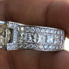 Handmade 2 CT 4-Prong Princess Cut  Engagement Ring