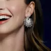 Contemporary Style Clustered Firework Statement Earrings