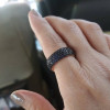 2.5ctw 8MM Five Row Paved Eternity Ring