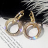Fashion Hoop Earrings for Women in Gold