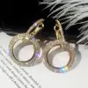 Fashion Hoop Earrings for Women in Gold