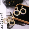 Fashion Hoop Earrings for Women in Gold